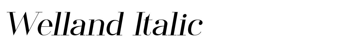 Welland Italic